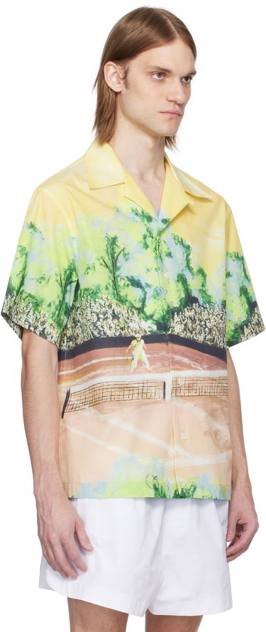 Košeľa Lacoste Lacoste Relaxed Fit Graphic Print Shirt Žltá | CH7469, 1