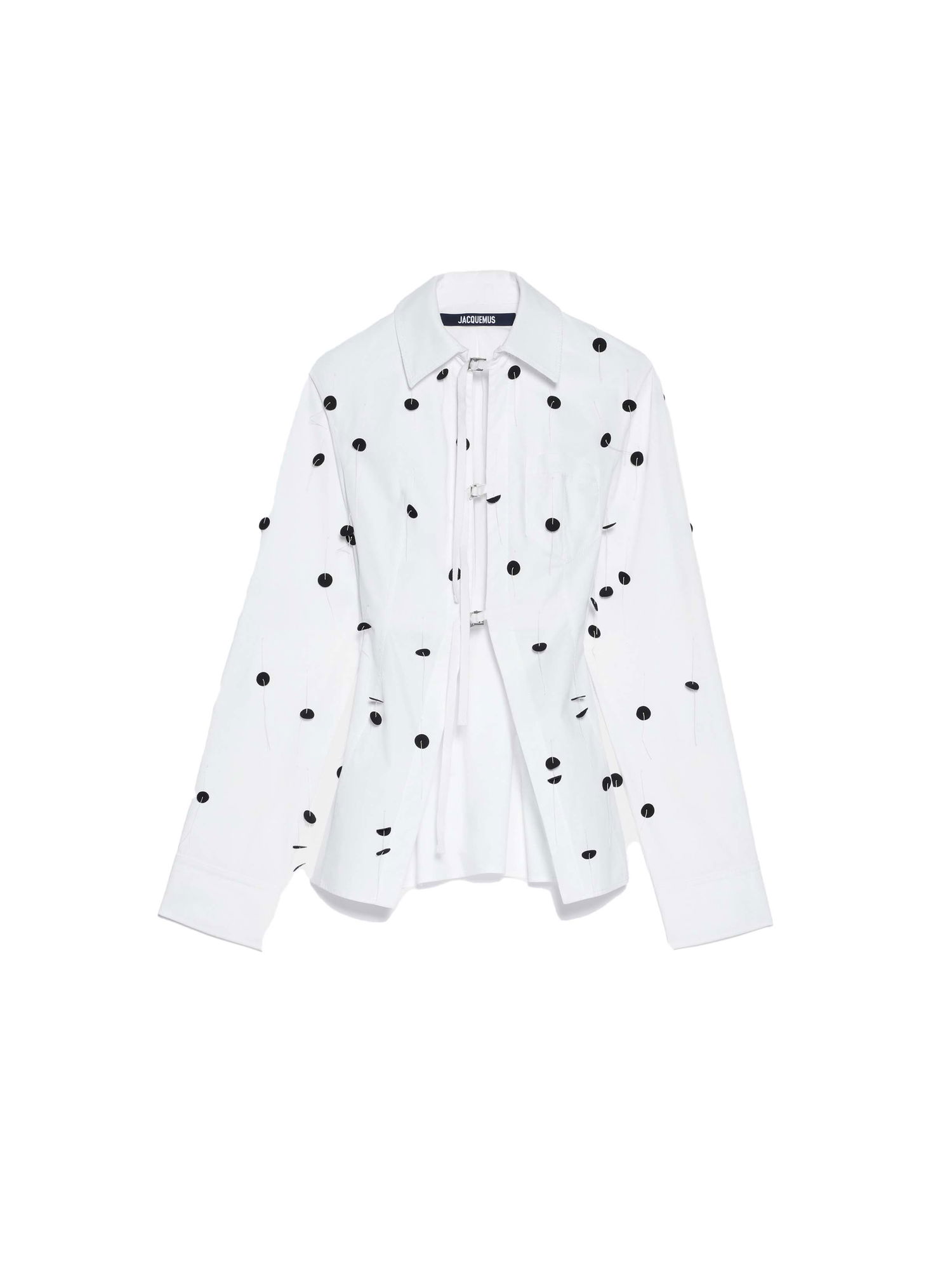 Košeľa Jacquemus La Chemise Lavoir Brodée Shirt Biela | 233SH048-1454-1EM, 0
