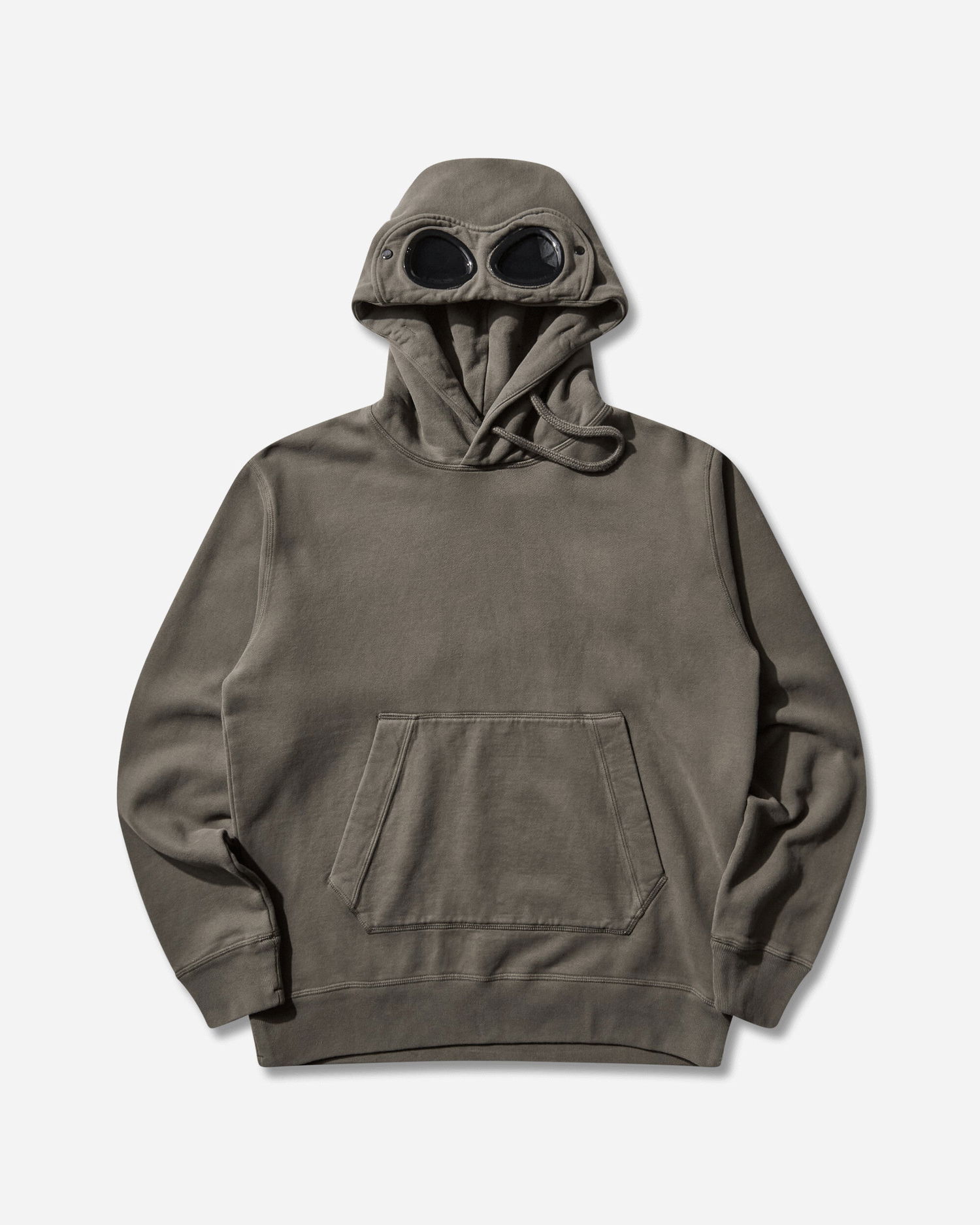 Mikina C.P. Company Slam Jam Diagonal Fleece Brushed Goggle Hoodie Šedá | 19CSSS701A 001, 1