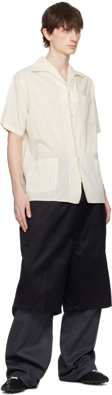 Nohavice Maison Margiela Maison Margiela Layered Trousers Čierna | S51KA0604 MTN067, 3