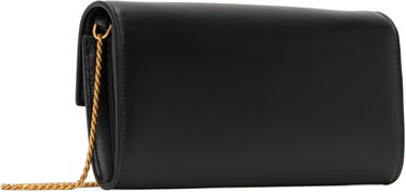 Peňaženka Balmain Balmain B-Buzz Leather Wallet on Chain Čierna | DN1ON197LAVE, 2