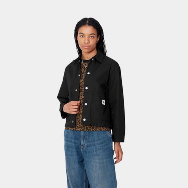 Bunda Carhartt WIP Simple Black Shirt Jacket Čierna | I033776_9, 0