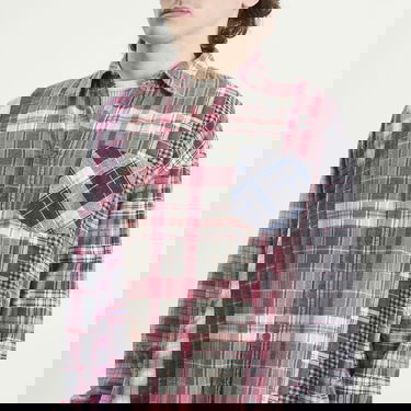 Košeľa Needles Rebuild by Needles 7 Cuts Wide Flannel Shirt Rôznofarebný | RW391-ASRT, 5