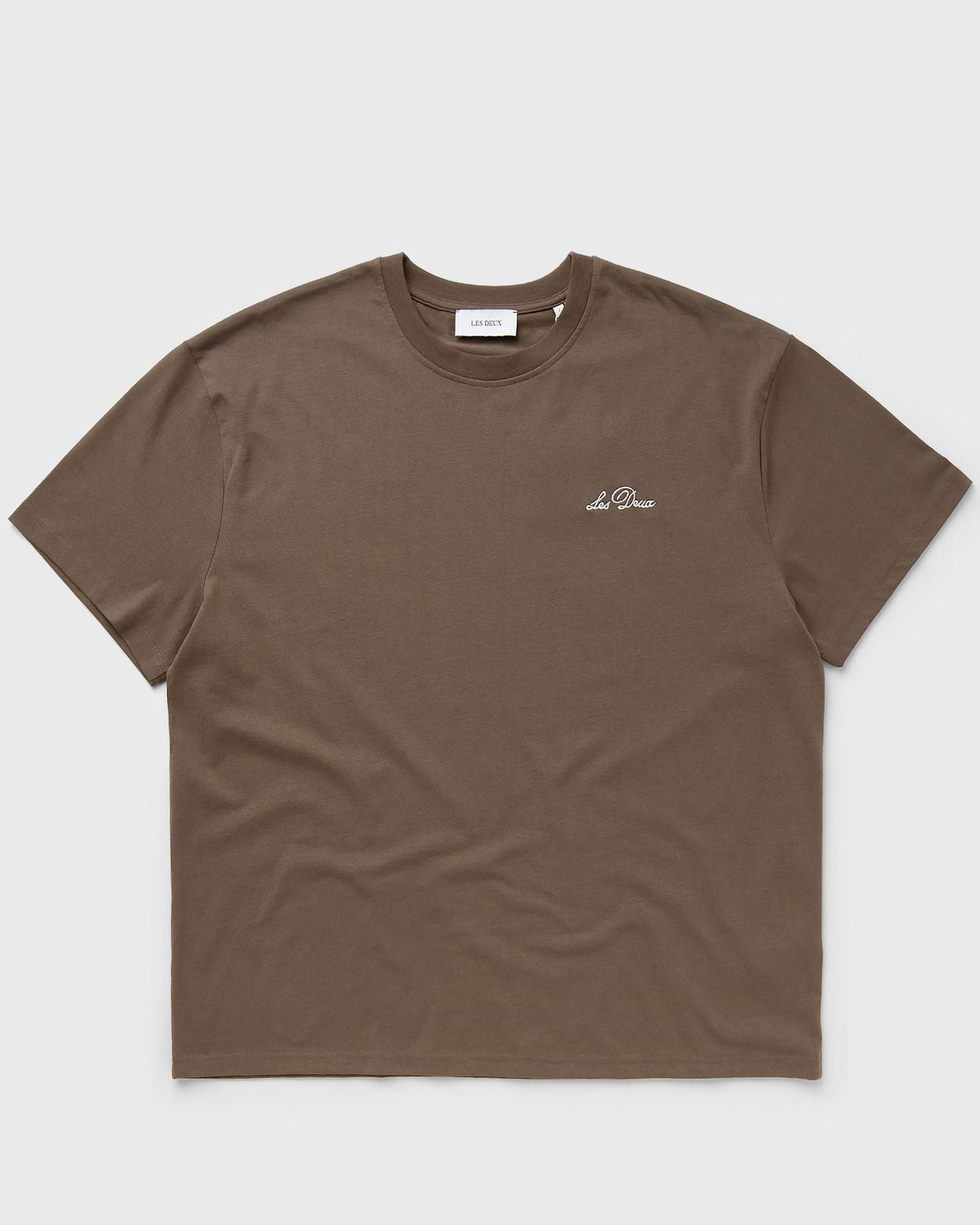 Tričko Les Deux Crew Tee T-Shirt Šedá | LDM101135-335218, 0