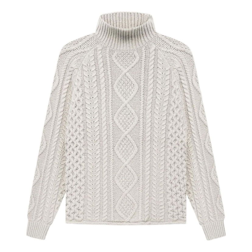Sveter Fear of God Essentials Knit Turtleneck Šedá | FOG-SS22-104