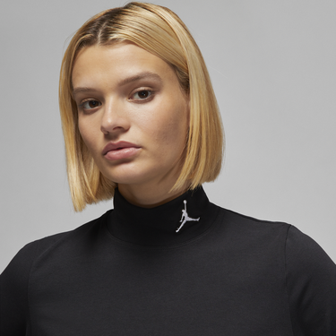 Tričko Jordan Flight Mock Neck Top Čierna | DQ4618-010, 4