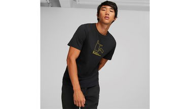 Tričko Puma Pokemon x Tee Čierna | 536547-01, 3