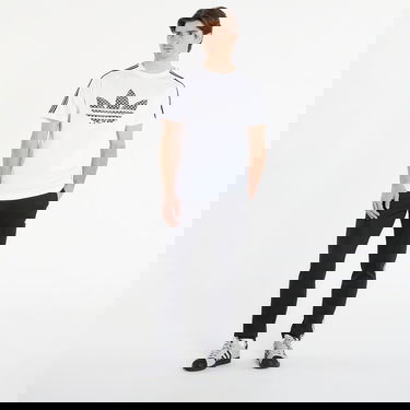 Tričko adidas Originals Monogram Infill 3-Stripes T-Shirt Biela | KD1360, 3