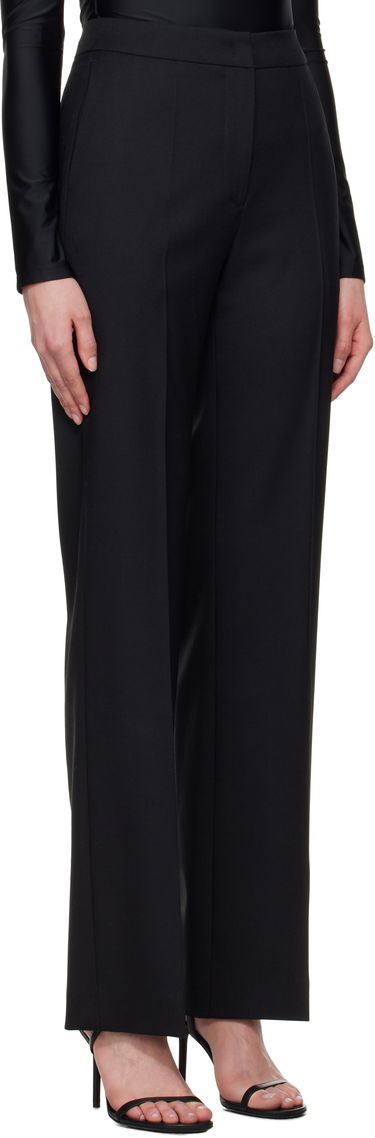 Nohavice Marine Serre Marine Serre Virgin Wool Twill Wide Leg Trousers Čierna | WPA154A RWOV0001, 1