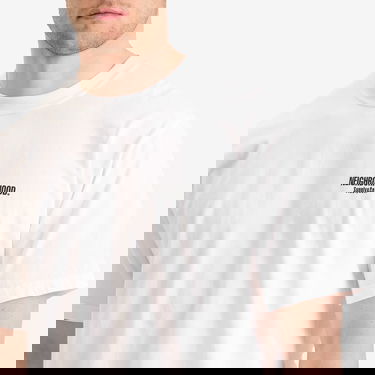 Tričko Neighborhood Men's SS-2 T-Shirt, Size Large Biela | 251PCNH-ST02-WHTXBLK, 5