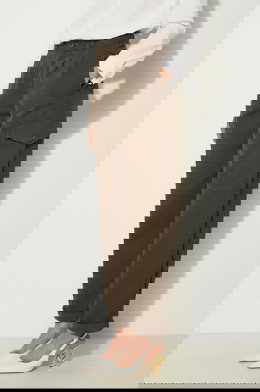 Cargo nohavice Carhartt WIP Collins High Waist Cargo Pants Hnedá | I029789.63GD, 3