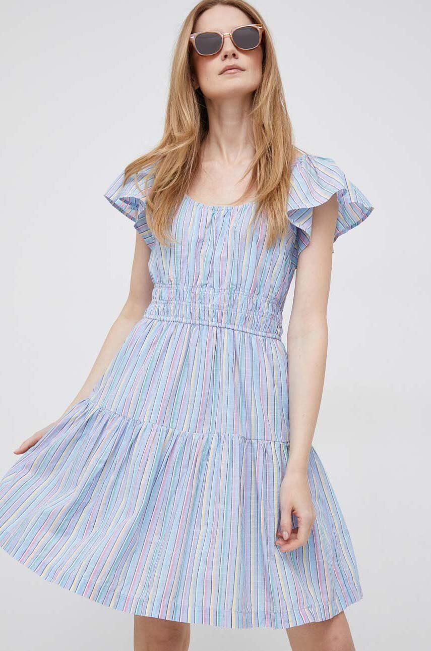 Šaty GAP Dress Modrá | 548483.00SPFEBMUL, 0
