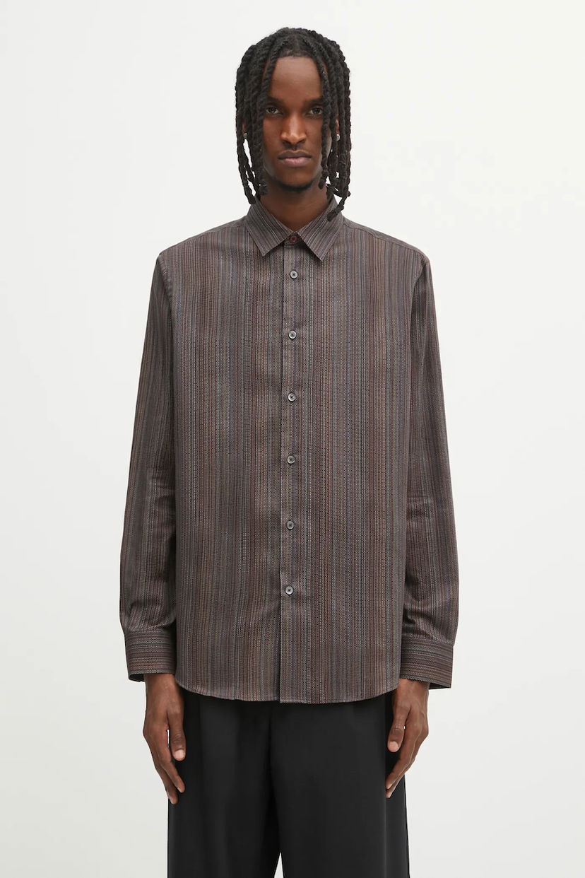 Košeľa Paul Smith Paul Smith Striped Shirt with Classic Collar, Regular Fit Rôznofarebný | M1R.901U.T02794