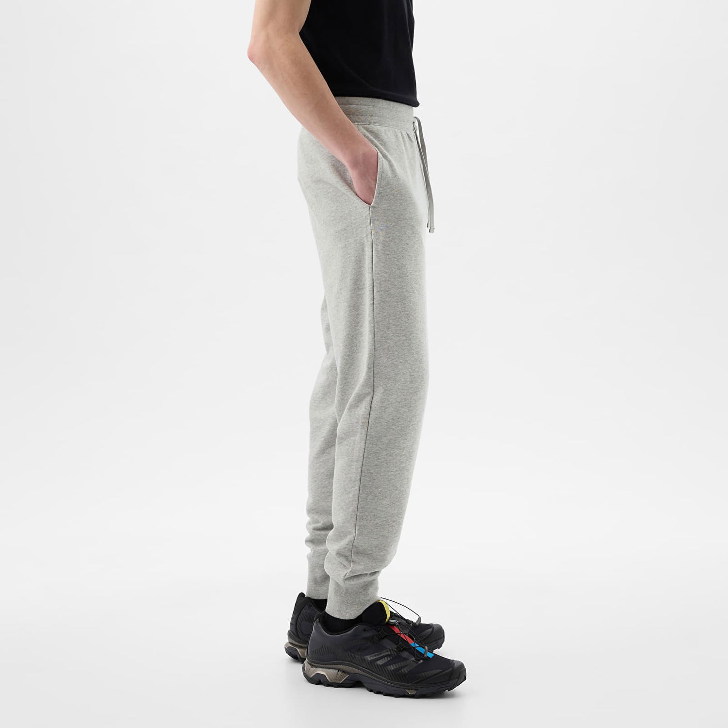 Tepláky GAP French Terry Logo Joggers B08 Šedá | 868463-02, 1