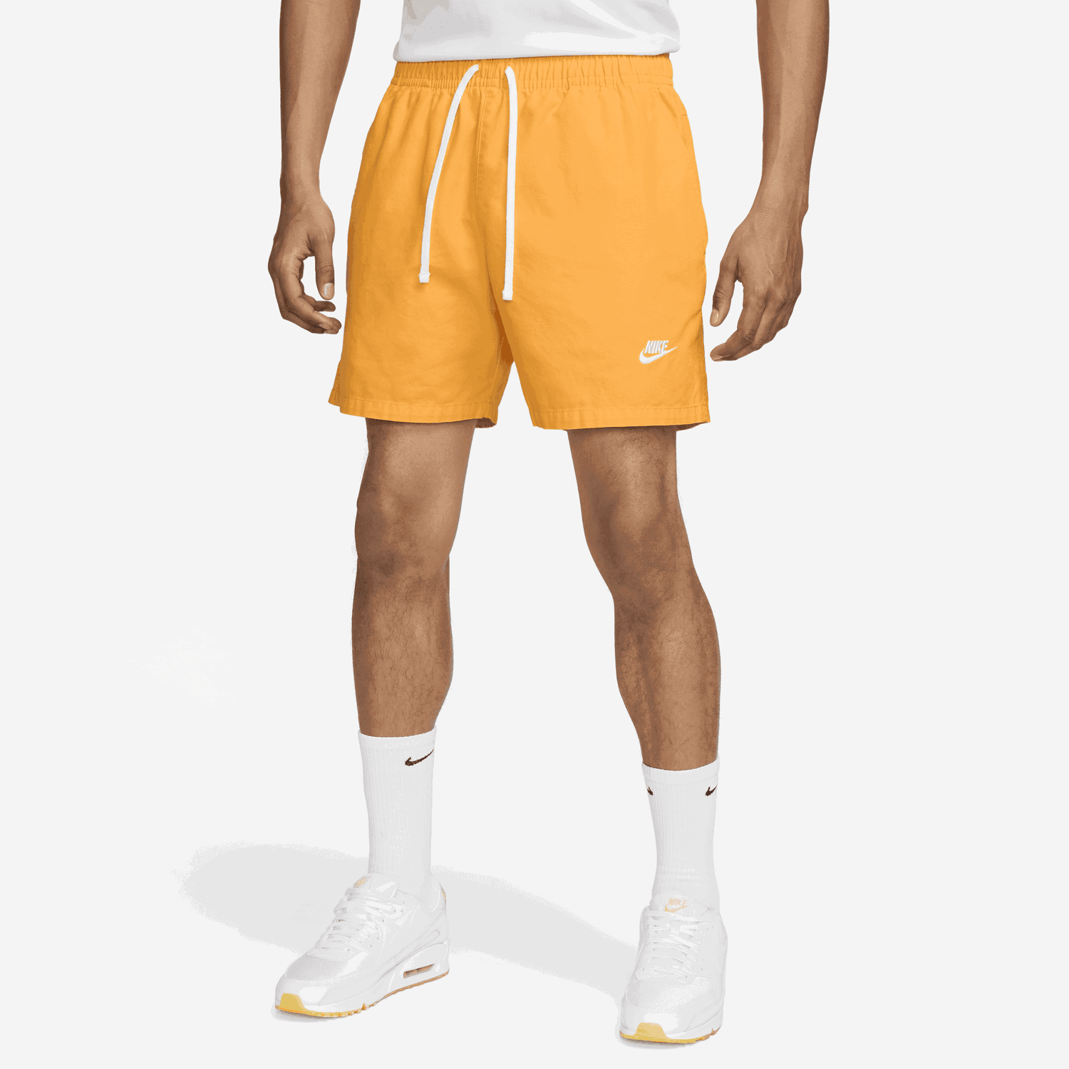 Šortky Nike Club Woven Washed Flow Shorts Oranžová | DX0619-717, 0