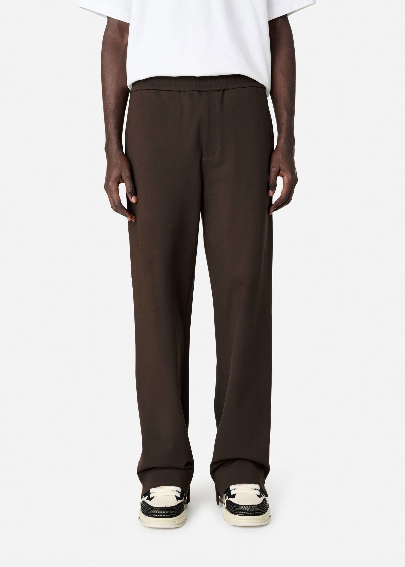 Brown Track Pants