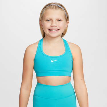 Podprsenka Nike Nike Swoosh Sports Bra Tyrkysová | FJ7161-345, 0
