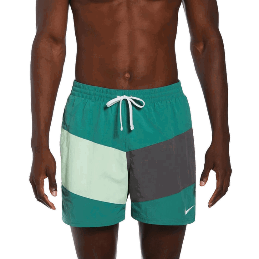 Plavky Nike Nike Vortex Colorblock Swim Trunks Zelené | NESSE508-302