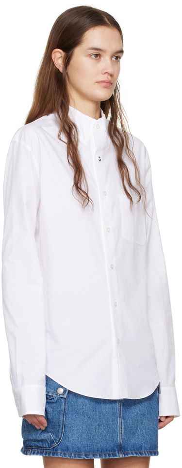 Košeľa Coperni Band Collar Shirt Biela | COPCH34300, 3