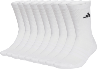 Ponožky adidas Performance ESSENTIALS CUSHIONED CREW Socks 10-Pack Biela | KF9095, 1