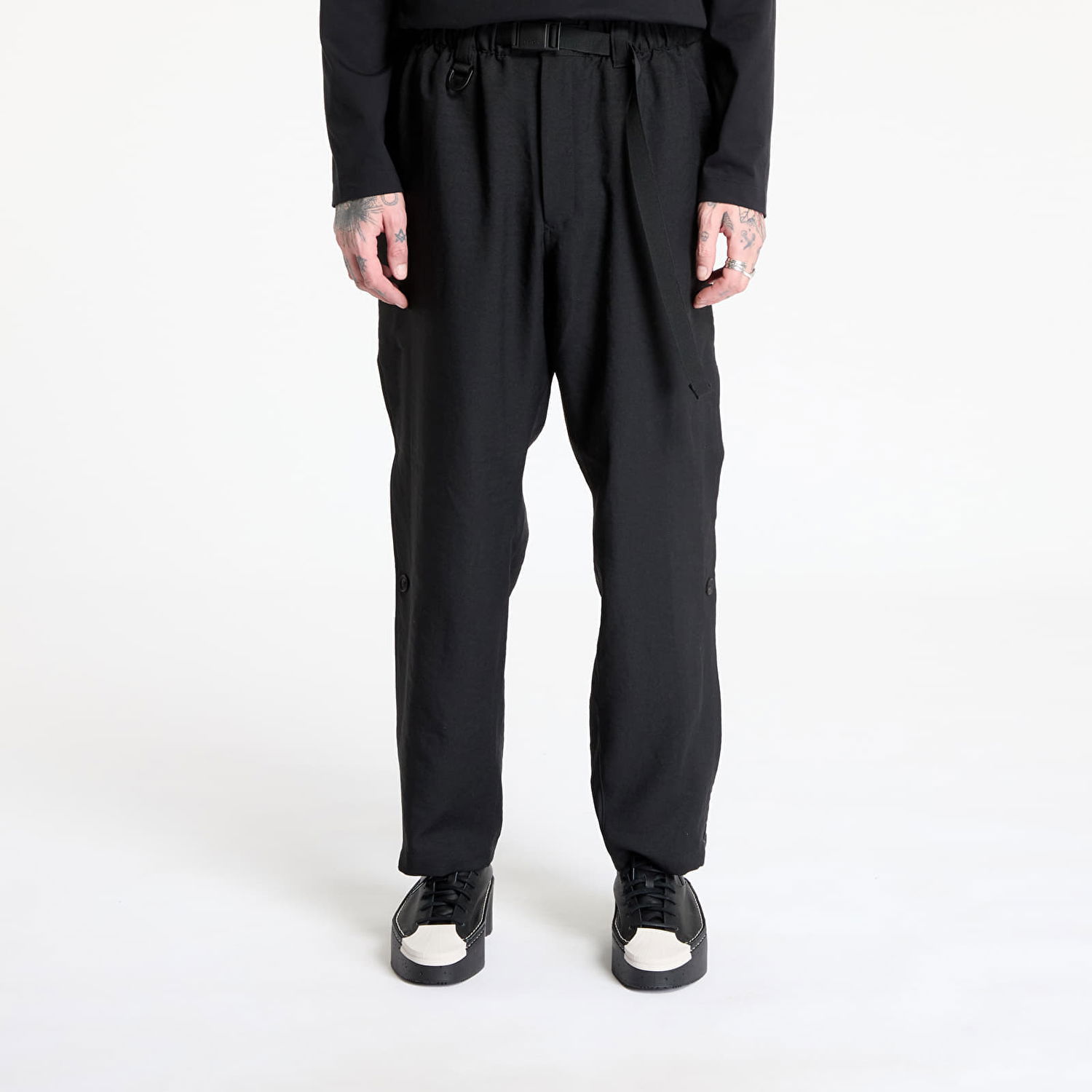Cargo nohavice Y-3 Sport Uniform Black Trousers Čierna | JN7035, 0