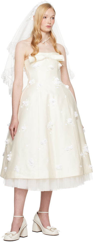 Náhrdelník SHUSHU/TONG SHUSHU/TONG YVMIN Edition Faux-Pearl Rose Necklace Biela | 25303WHT00NN, 2