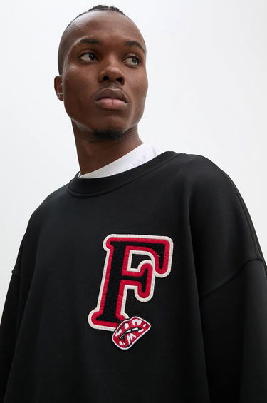 Mikina Fiorucci Applique Sweatshirt Čierna | U01FMSCR188CJ05BK02, 3