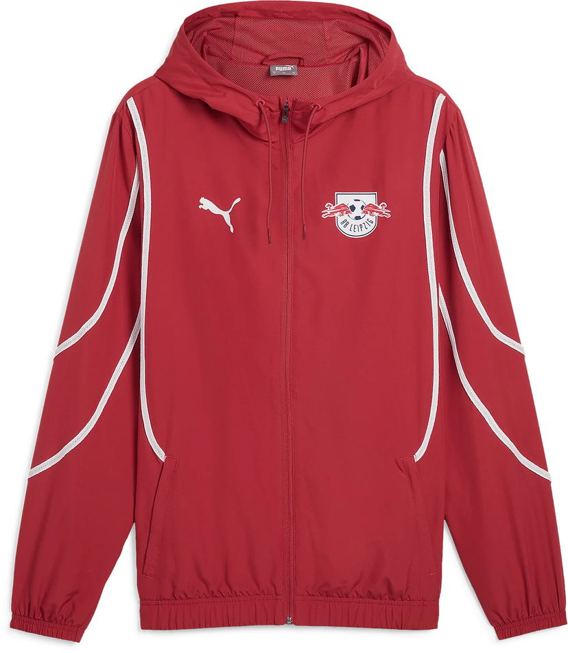 Vetrovka Puma RBL Prematch Woven Jacket With Hood Červená | 778020-06