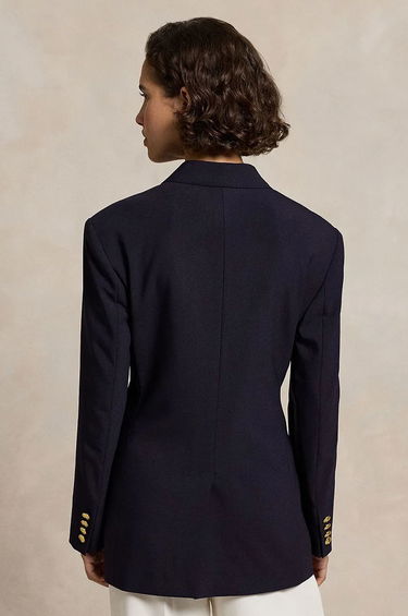 Bunda Polo by Ralph Lauren Double-Breasted Blazer Modrá | 211952717, 1