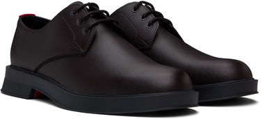 Tenisky a topánky BOSS Hugo Leather Derbys Hnedá | 50536249, 3