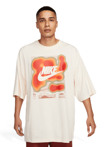 Tričko Nike Sportswear Swoosh Tee Béžová | FD1309-838