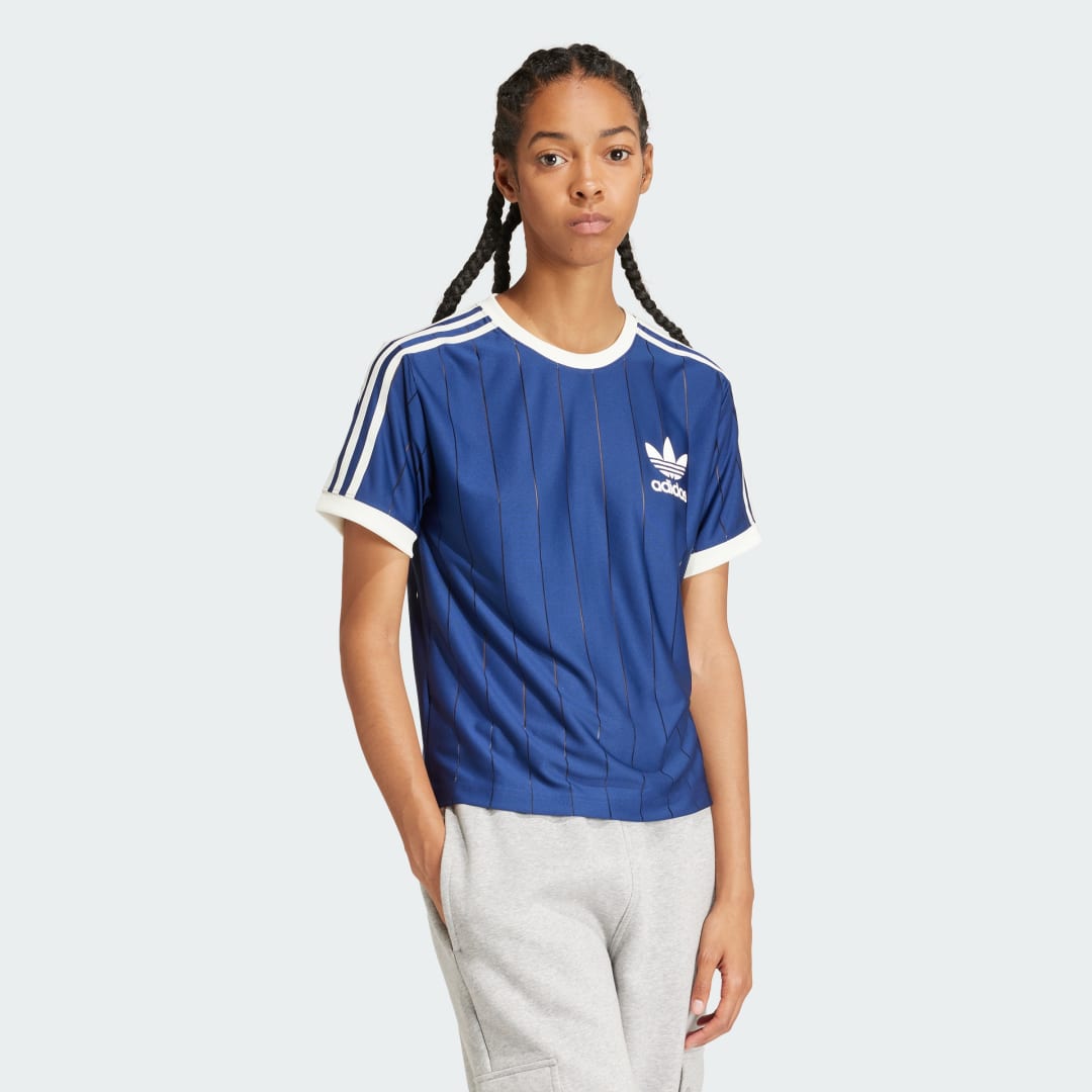 Tričko adidas Performance 3-Stripes Modrá | IR7466, 0