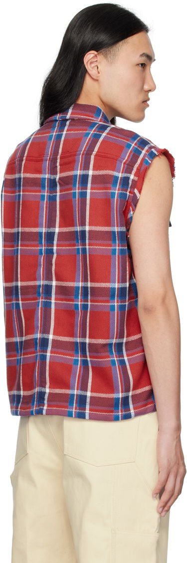 Vesta Rick Owens Rick Owens DRKSHDW Hollywood Cropped Vest Červená | DL01E6298 HCPJP, 2