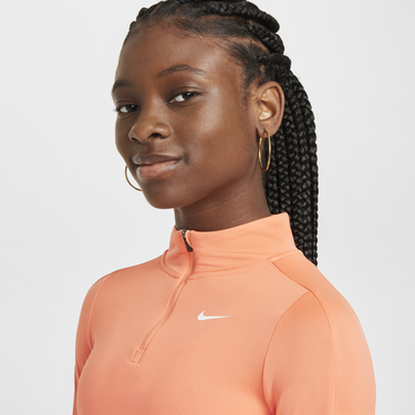 Tričko Nike Dri-FIT Long Sleeve 1/4 Zip Top Oranžová | FD2853-643, 2