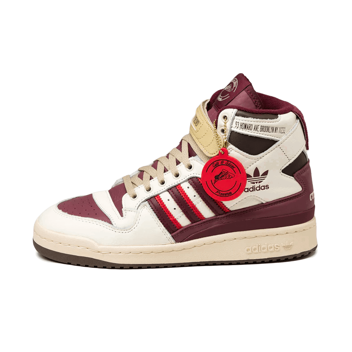 Tenisky a topánky adidas Originals Forum High "Cuts & Slices" Vínová | FZ6567, 0