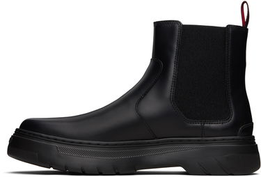 Tenisky a topánky BOSS Embossed-Logo Chelsea Boots Čierna | 50543764, 2