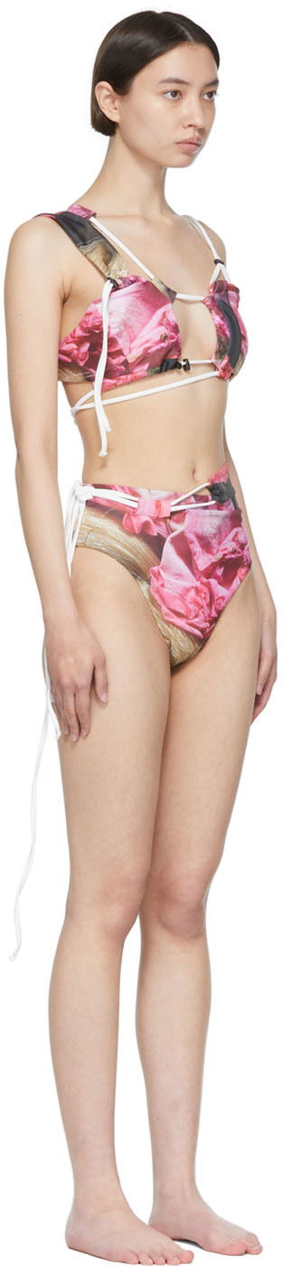 Plavky Ottolinger Ottolinger Laced Bikini Ružová | 300102/300202, 1