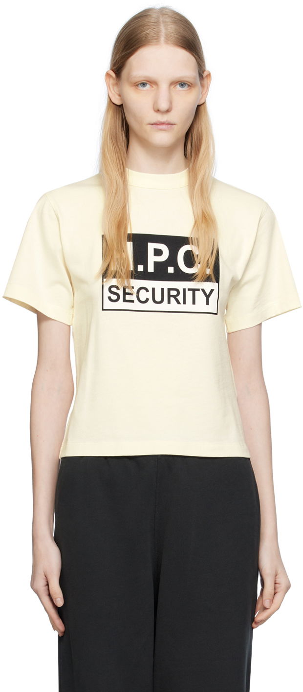 Tričko HERON PRESTON 'H.P.C. Security' T-Shirt Biela | HWAA032F23JER0060410, 0