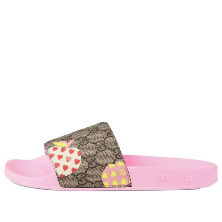 Tenisky a topánky Gucci Gucci Slide Les Pommes Sandal Ružová | 664213-22K00-8919