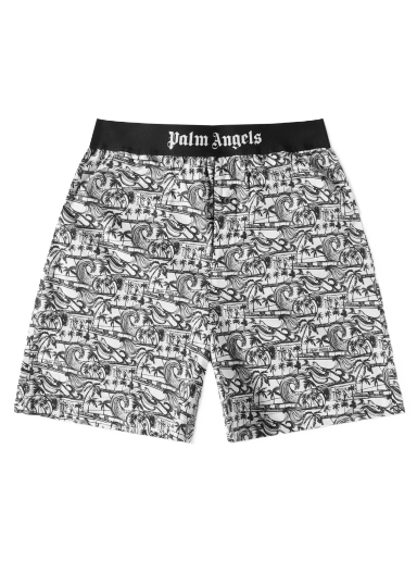 Šortky Palm Angels Waves Easy Short Rôznofarebný | PMCB044S23FAB0040110
