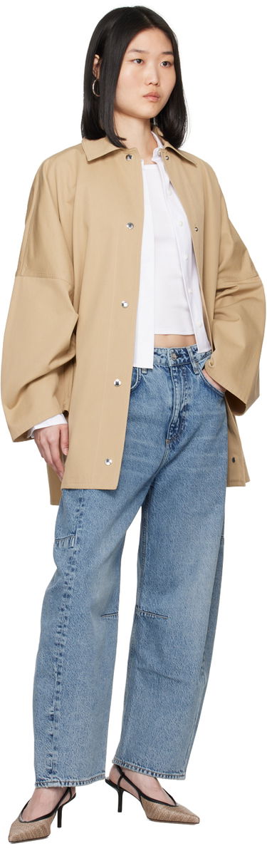 Košeľa rag & bone Rag & Bone Martha Cropped Shirt Biela | WAW24PA0024602, 3