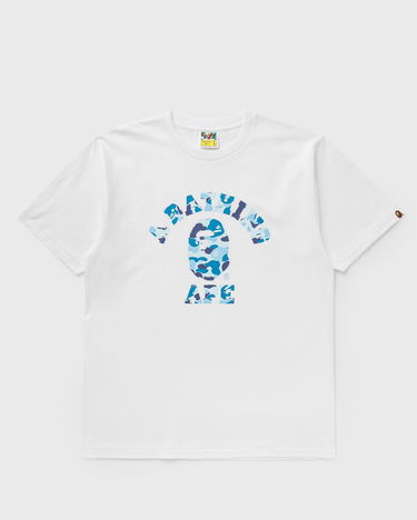Tričko BAPE ABC CAMO COLLEGE TEE Biela | 001TEK801005MWH9, 0