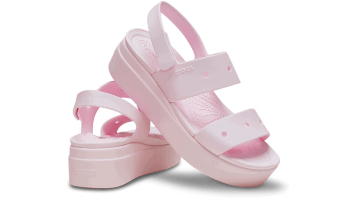 Tenisky a topánky Crocs Brooklyn Low Wedge Sandals Ružová | 210676-6ZW, 1
