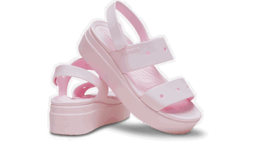 Tenisky a topánky Crocs Brooklyn Low Wedge Sandals Ružová | 210676-6ZW, 1