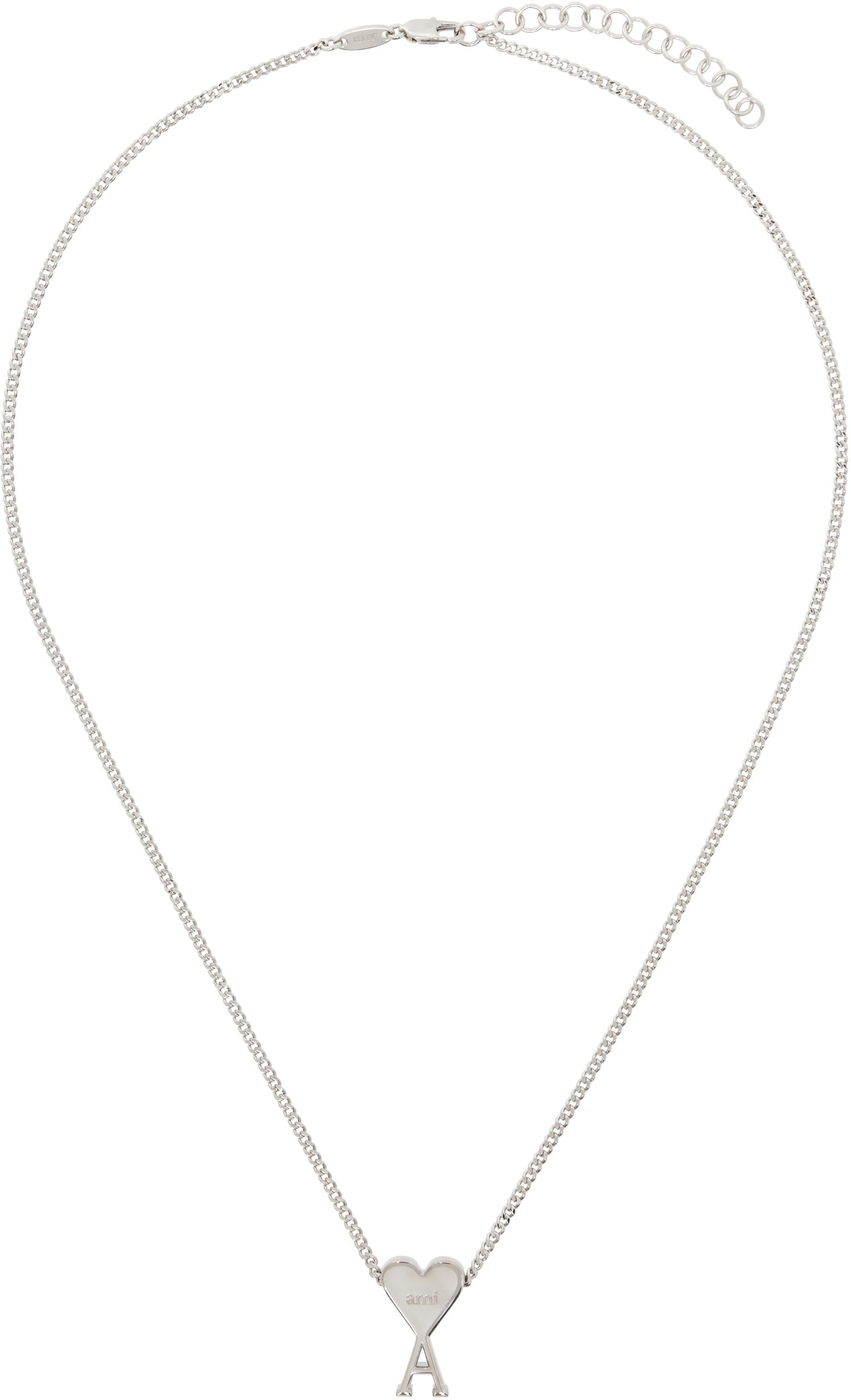 Náhrdelník AMI Pendant Necklace With Chain Metalická | UJW923.361, 0