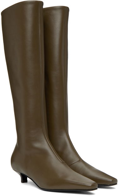 Šaty TOTEME TOTEME 'The Slim' Kitten Heel Boots Zelené | 234-WLGSE064-LE0002, 3