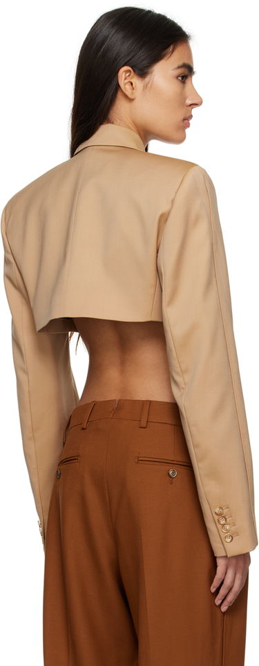 Bunda VETEMENTS Cropped Blazer Béžová | VL16JA440S, 2