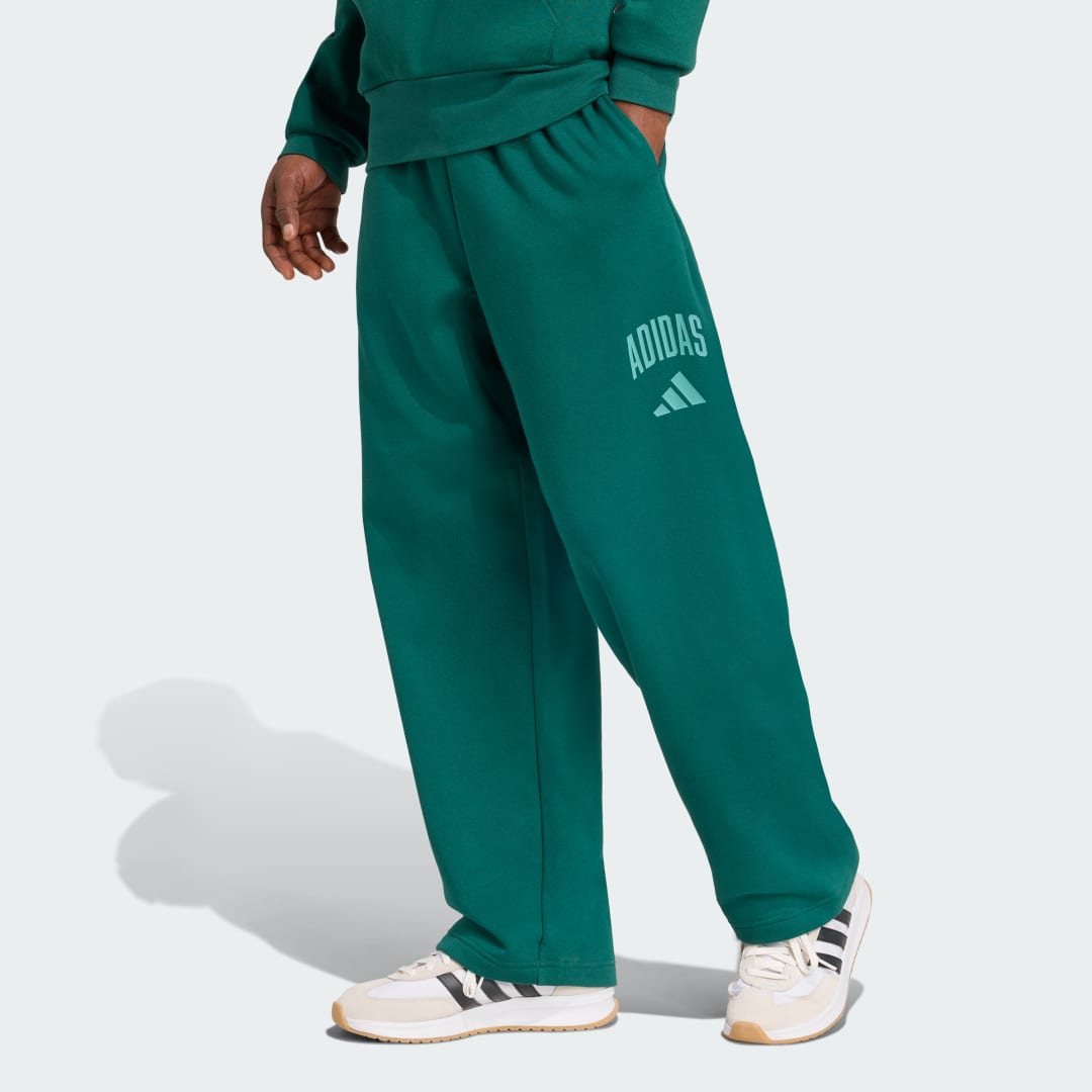 Tepláky adidas Performance School Style Pants Zelené | JM9178, 0