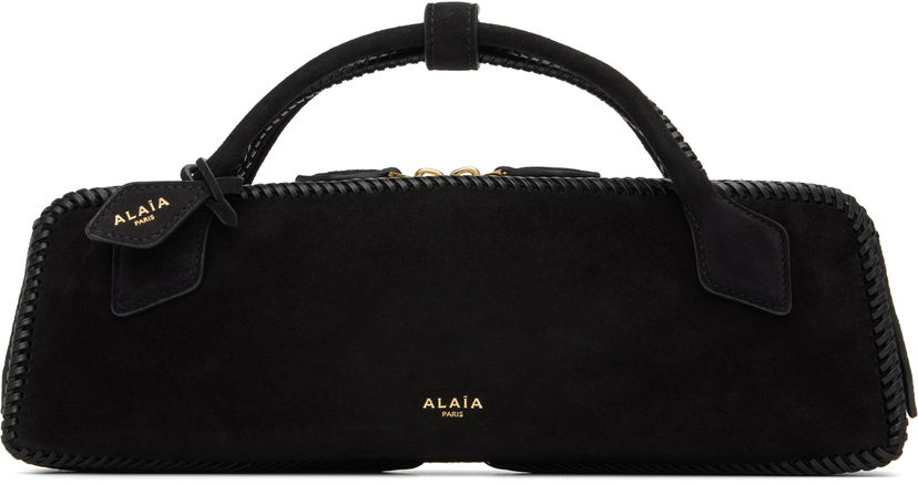 Kabelka Alaïa ALAÏA 'Le Teckel' Suede Clutch Bag Čierna | AA1S06026I068