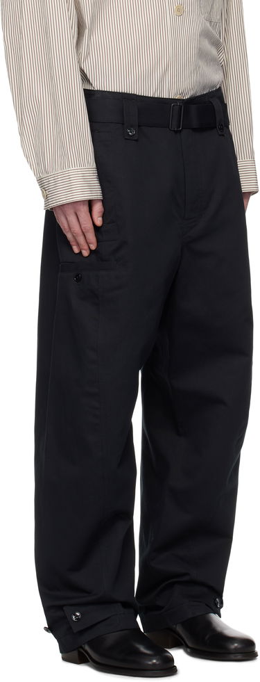 Nohavice LEMAIRE Lemaire Twisted Trousers Čierna | PA1147 LF1309, 1